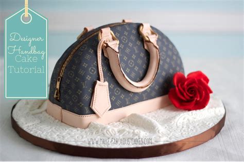 designer handbag cake pattern.